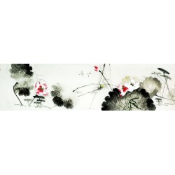 Chinese Lotus Painting - CNAG010099