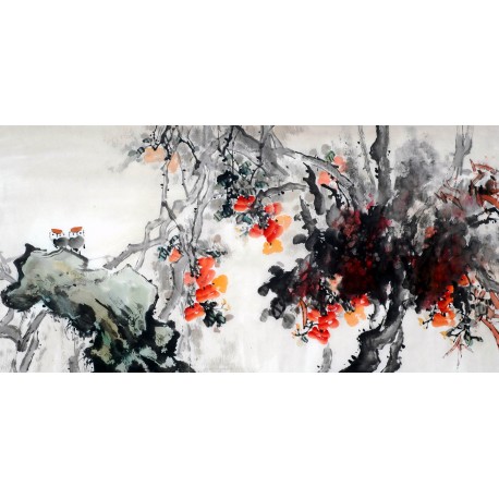 Chinese Flowers&Trees Painting - CNAG010219