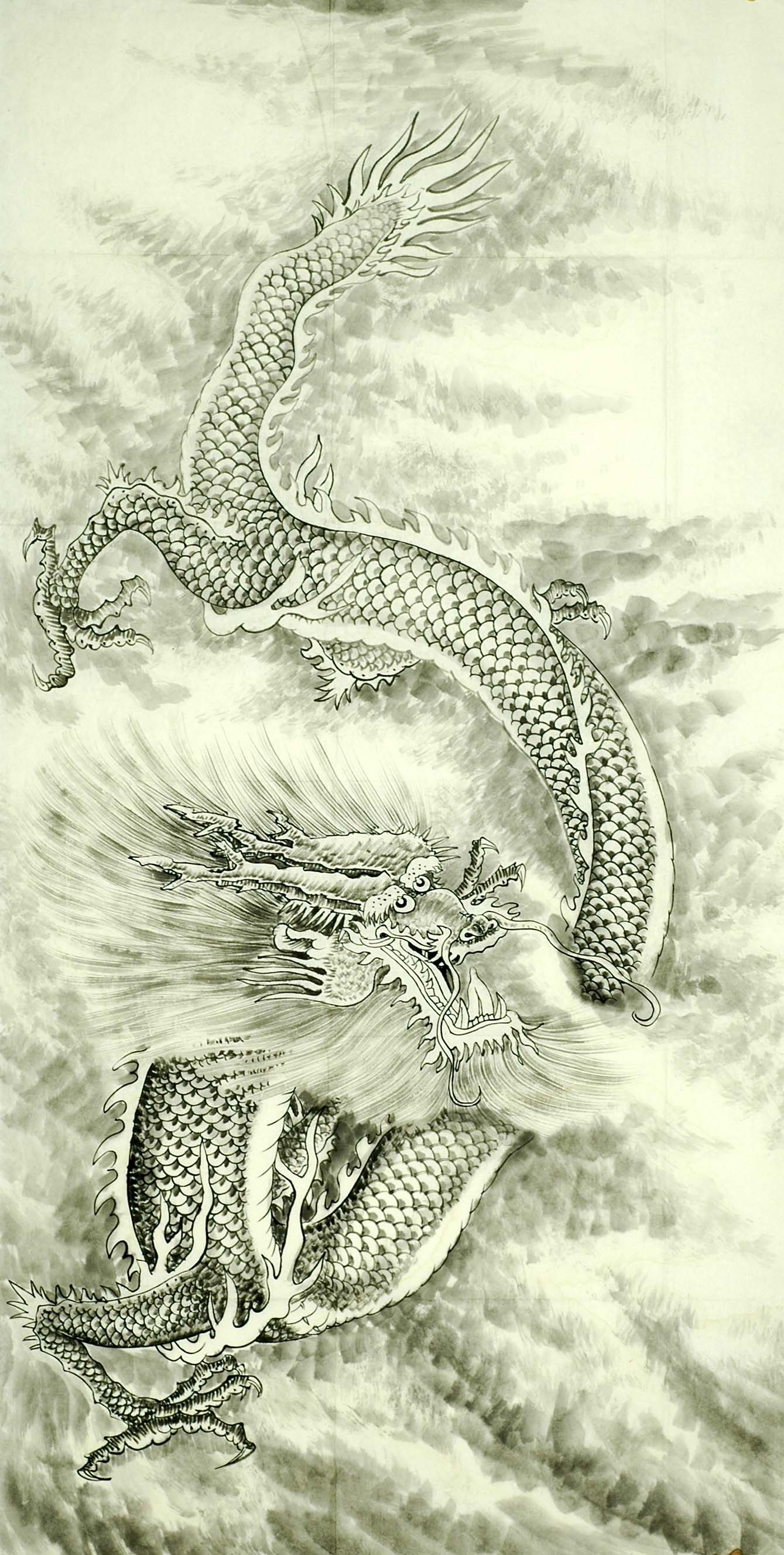 Chinese Dragon Painting - CNAG010239