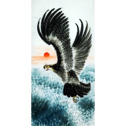 Chinese Eagle Painting - CNAG010532