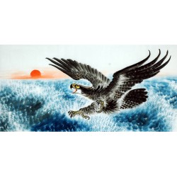 Chinese Eagle Painting - CNAG010698