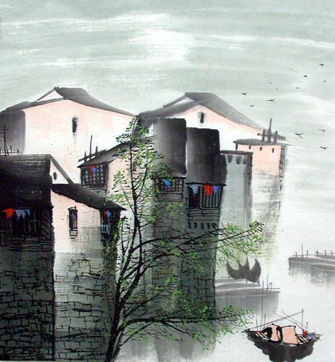 Chinese Jiangnan Painting - CNAG010816
