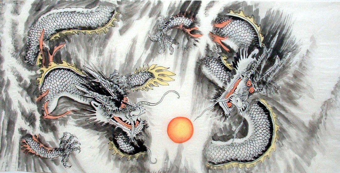 Chinese Dragon Painting - CNAG010819