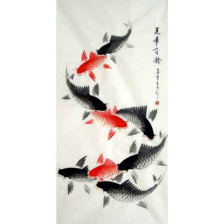 Chinese Fish Painting - CNAG010861