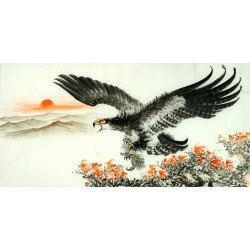 Chinese Eagle Painting - CNAG011346