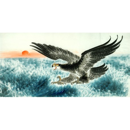 Chinese Eagle Painting - CNAG011349