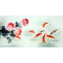 Chinese Carp Painting - CNAG011408