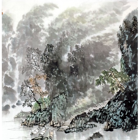 Chinese Landscape Painting - CNAG011887