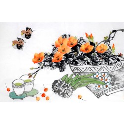 Chinese Flowers&Trees Painting - CNAG012877