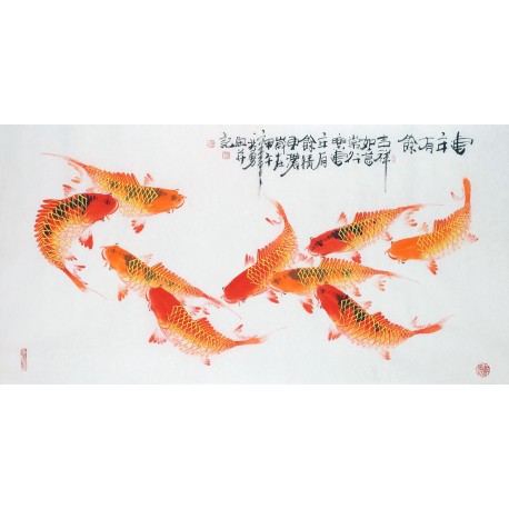 Chinese Fish Painting - CNAG013224