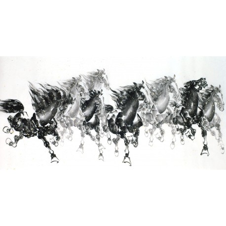 Chinese Horse Painting - CNAG013357