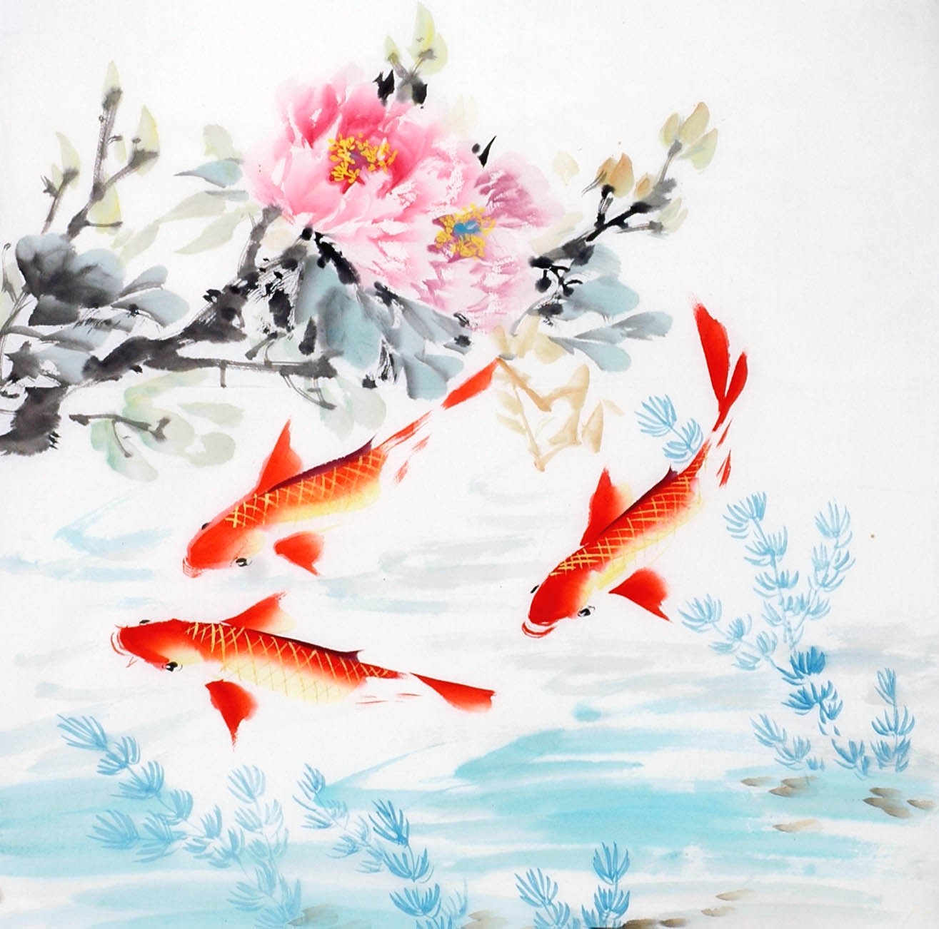 Chinese Flowers&Trees Painting - CNAG014115