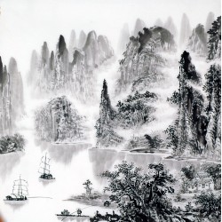 Chinese Landscape Painting - CNAG014121