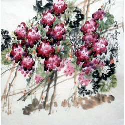 Chinese Grapes Painting - CNAG014290