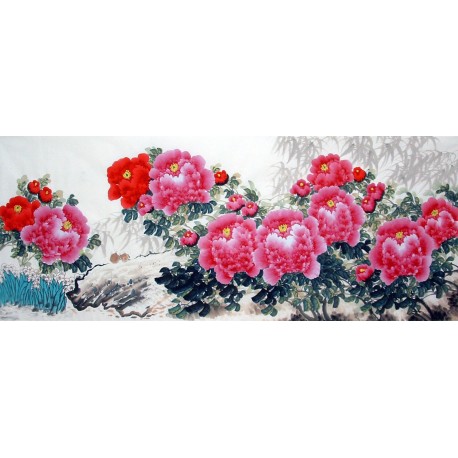 Chinese Peony Painting - CNAG014300