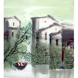 Chinese Water Township Painting - CNAG014476