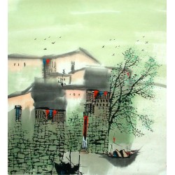 Chinese Water Township Painting - CNAG014479