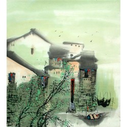 Chinese Water Township Painting - CNAG014480