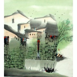 Chinese Water Township Painting - CNAG014484