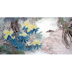 Chinese Lotus Painting - CNAG014610
