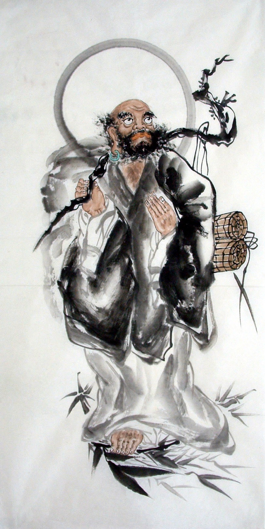 Chinese Bodhidharma Painting - CNAG014879