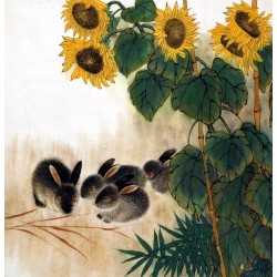 Chinese Rabbit Painting - CNAG015017
