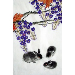 Chinese Rabbit Painting - CNAG015020