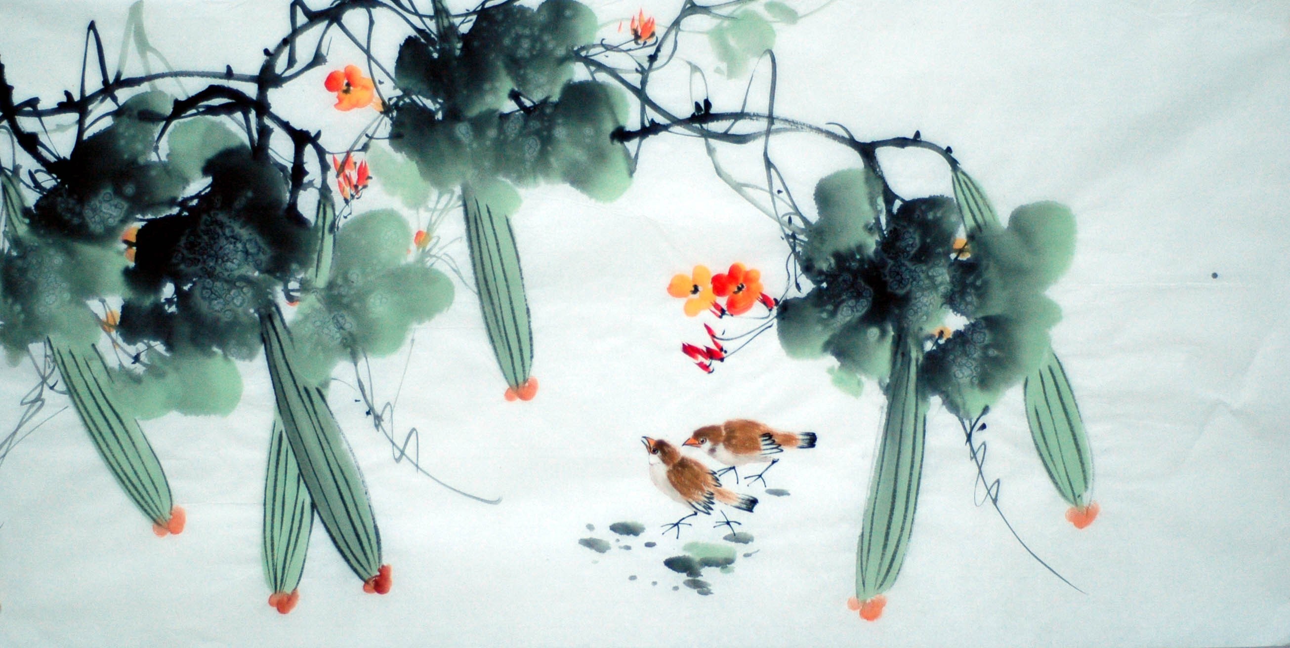 Chinese Flowers&Trees Painting - CNAG015076