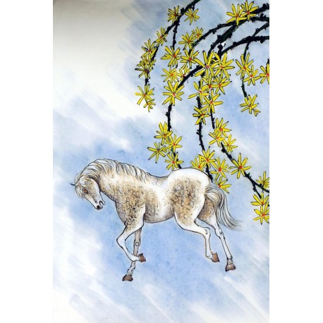 Chinese Horse Painting - CNAG007453