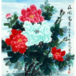 Chinese Peony Painting - CNAG007862