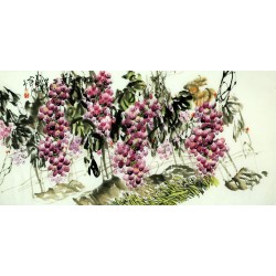 Chinese Grapes Painting - CNAG008039