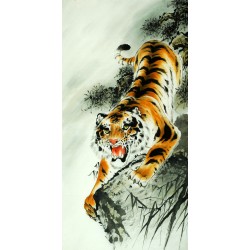 Chinese Tiger Painting - CNAG008044