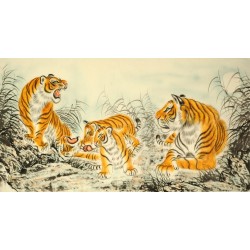 Chinese Tiger Painting - CNAG008385