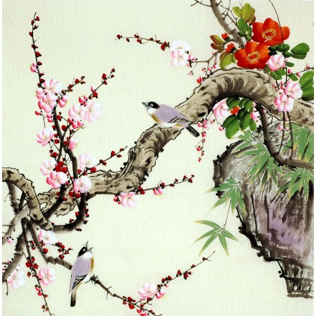 Chinese Flowers&Trees Painting - CNAG008477