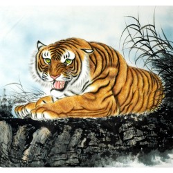 Chinese Tiger Painting - CNAG008513