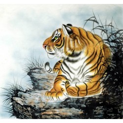 Chinese Tiger Painting - CNAG008519