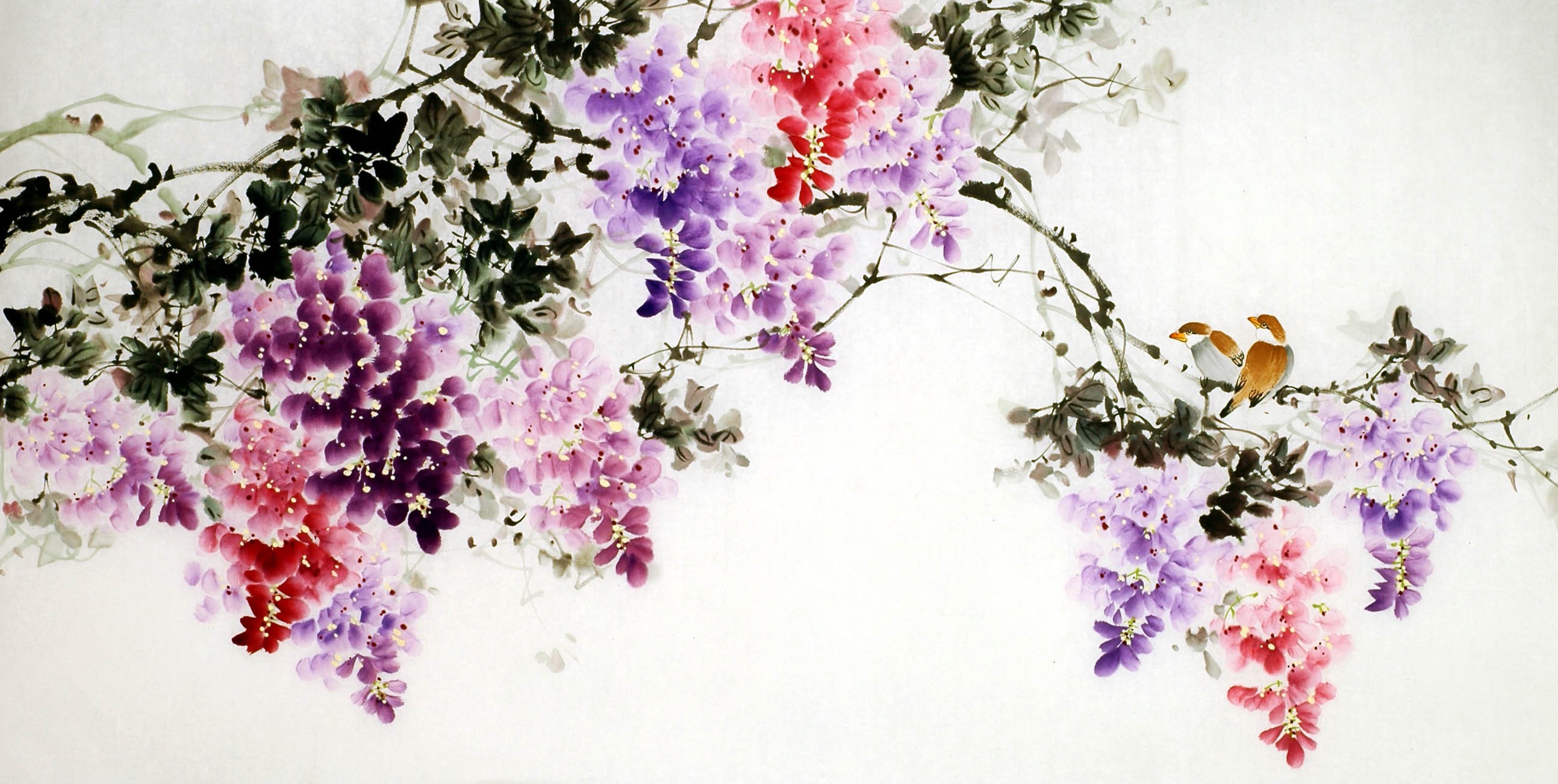 Chinese Flowers&Trees Painting - CNAG009036