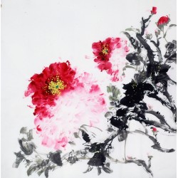 Chinese Peony Painting - CNAG009073