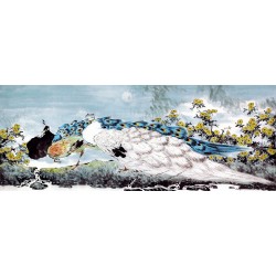 Chinese Peacock Painting - CNAG009541