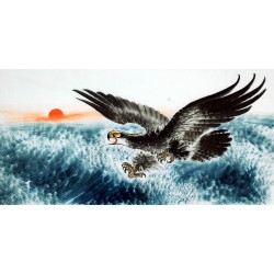Chinese Eagle Painting - CNAG009730
