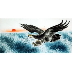 Chinese Eagle Painting - CNAG009735