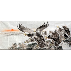 Chinese Eagle Painting - CNAG010035