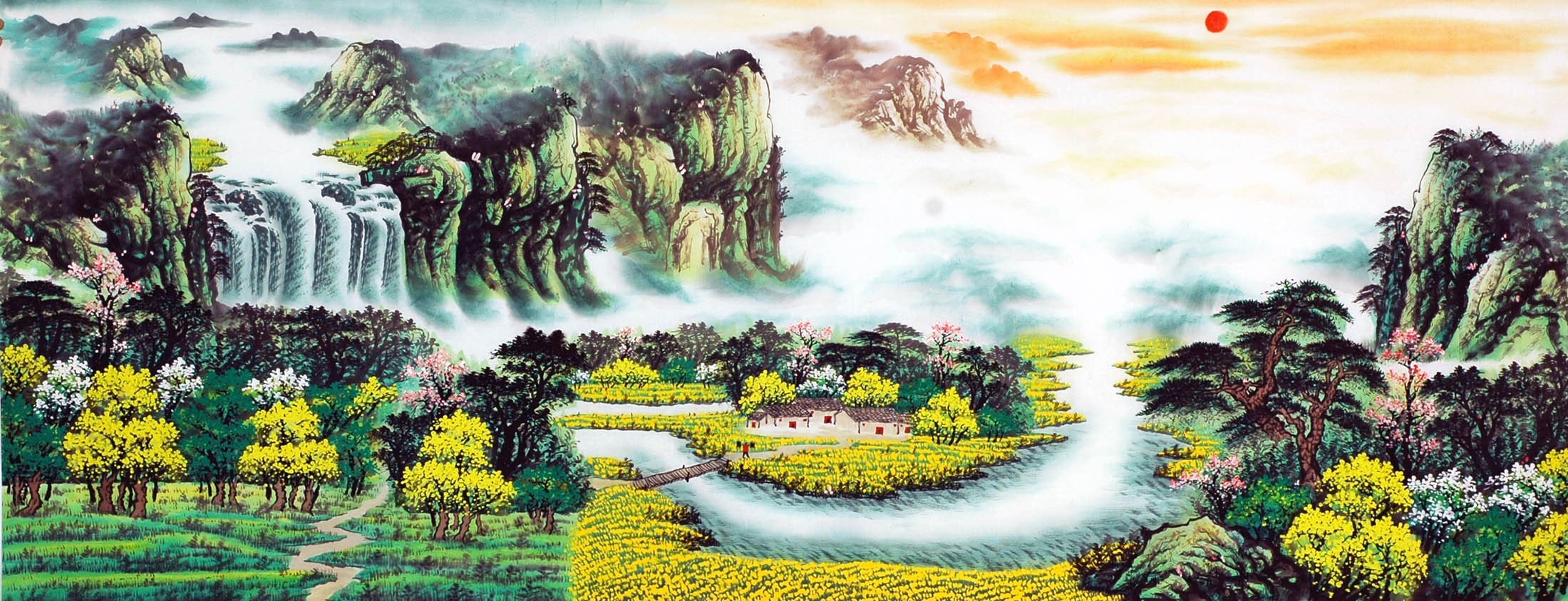 Chinese Landscape Painting - CNAG010096