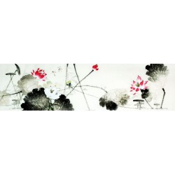 Chinese Lotus Painting - CNAG010097