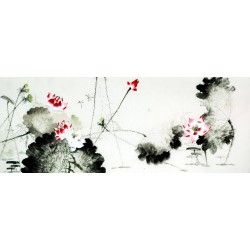 Chinese Lotus Painting - CNAG010098