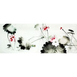 Chinese Lotus Painting - CNAG010101