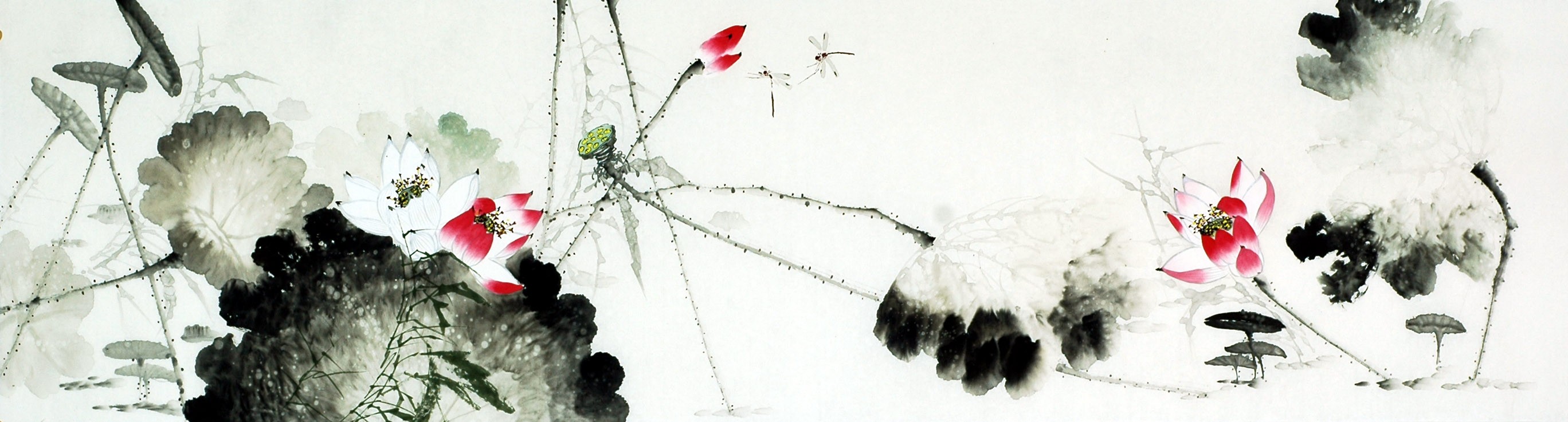 Chinese Lotus Painting - CNAG010102