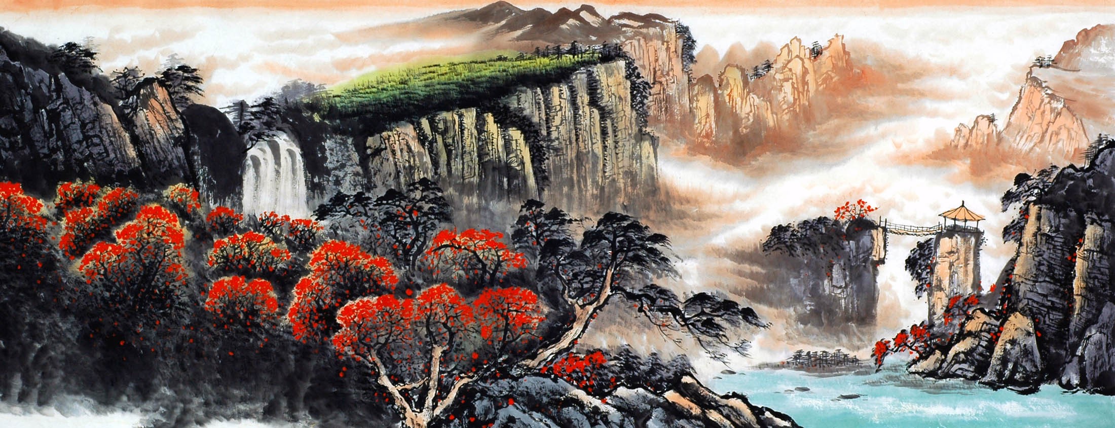 Chinese Landscape Painting - CNAG010104