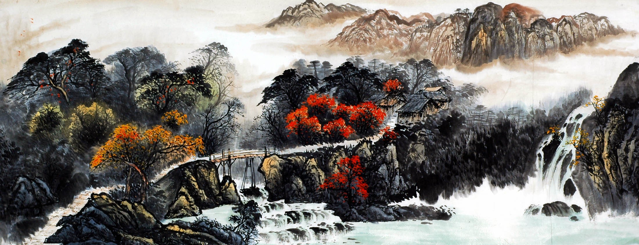 Chinese Landscape Painting - CNAG010105