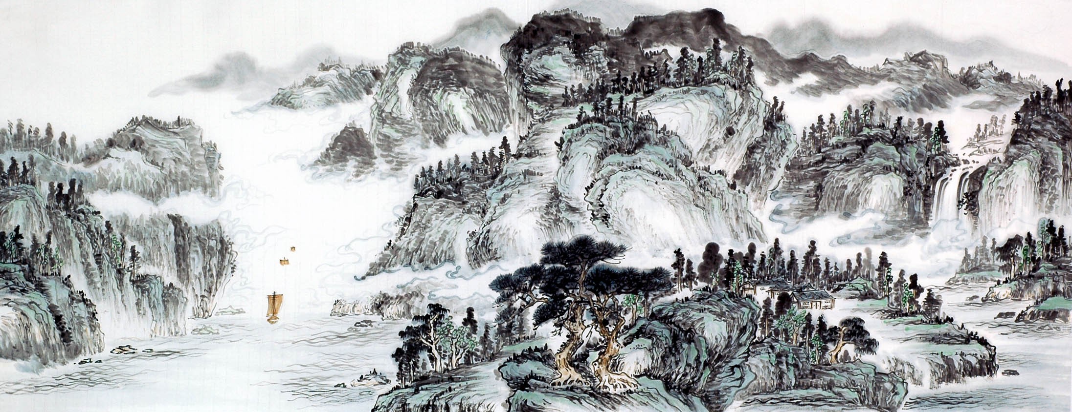 Chinese Landscape Painting - CNAG010109